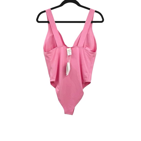 L*Space Seamless Katniss One Piece Swimsuit Guava Pink Size XL NWT - Picture 5 of 14